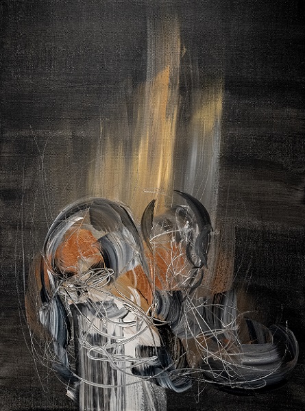 《천계의 빛 No.21-1》 2017, Acrylic on canvas, 80×60cm